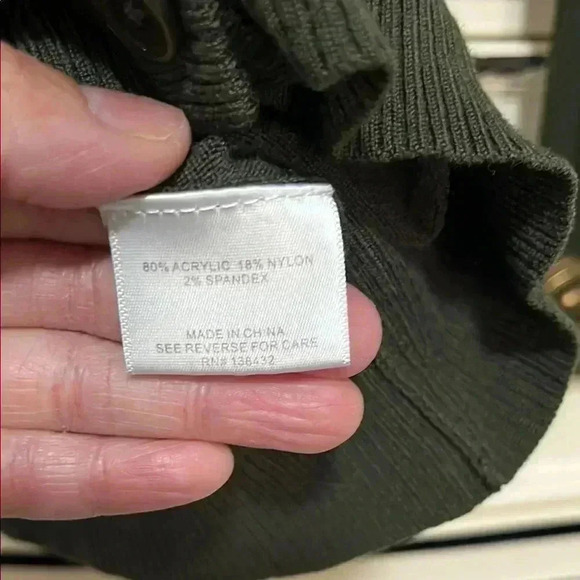 Fervour was Dark Green Cardigan - Picture 4 of 4